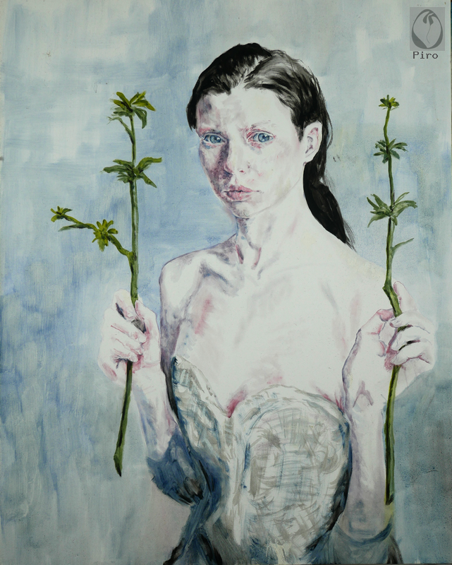 oil on canvas - olio su tela di Piro